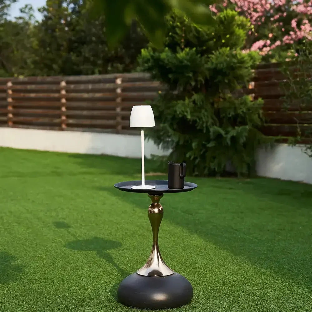 Cordless Modern LED Outdoor Table Lamp with Dimmable Light