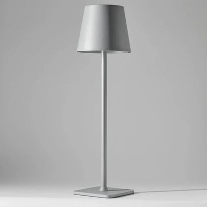 Cordless Rechargeable LED Table Lamp with Dimmable Touch Control, Modern Metal Design