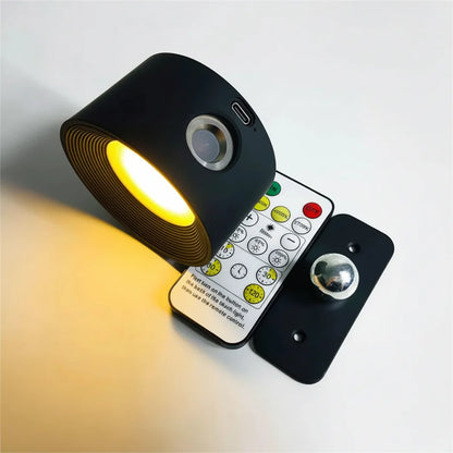 Cordless Rotating LED Wall Sconce Night Light