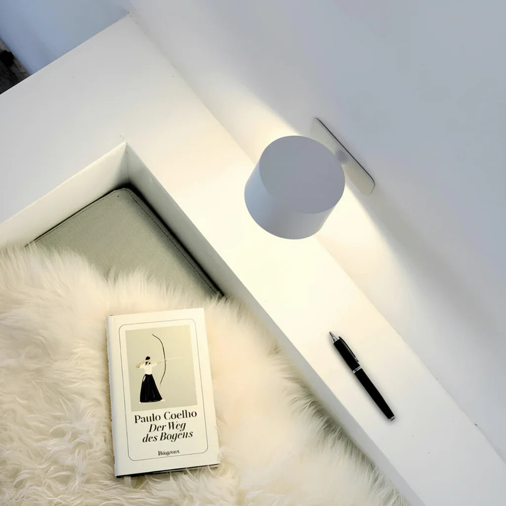 Cordless Rotating LED Wall Sconce Night Light