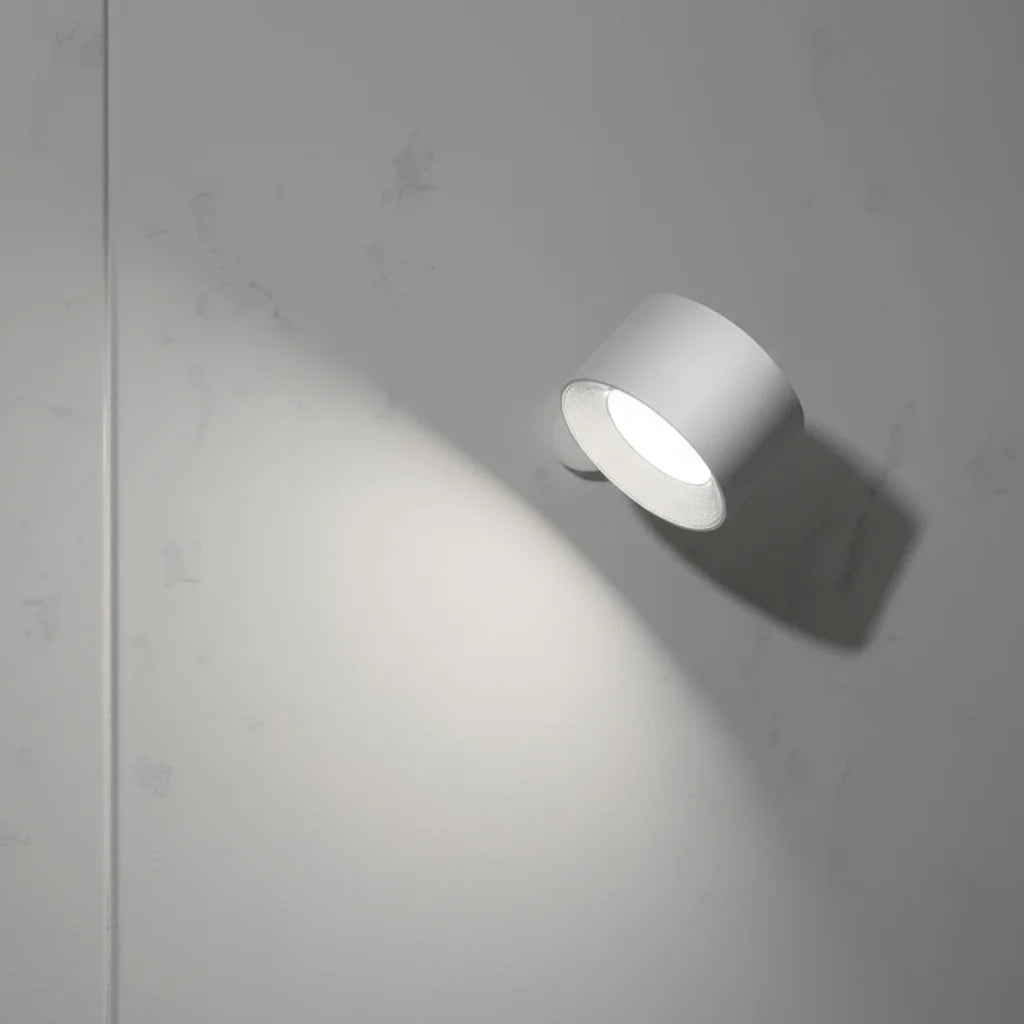 Cordless Rotating LED Wall Sconce Night Light