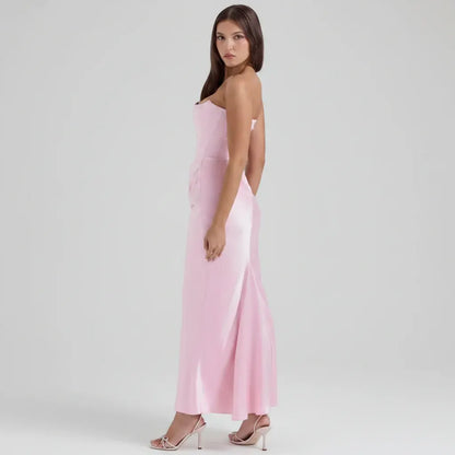 Corset-Style Formal Evening Gown for Women