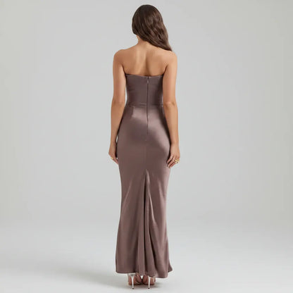 Corset-Style Formal Evening Gown for Women