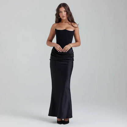 Corset-Style Formal Evening Gown for Women