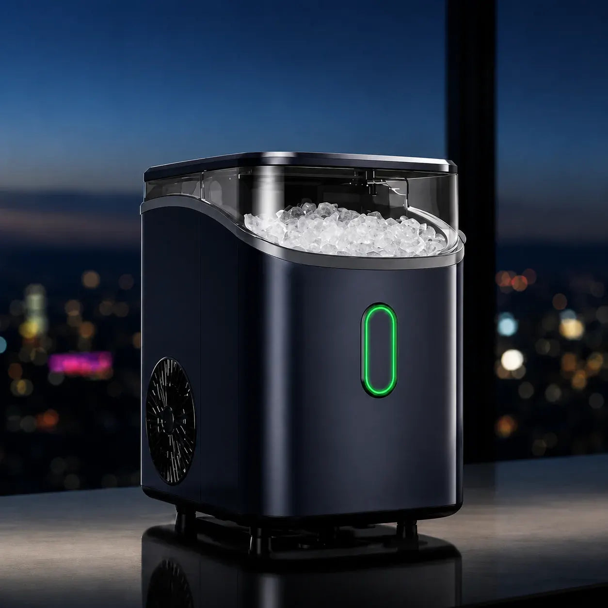 Countertop Nugget Ice Maker with Cooling Function