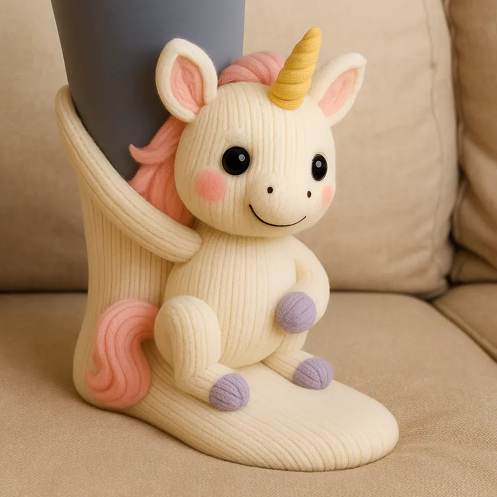 Cozy 3D Animal Design Non-Slip House Socks