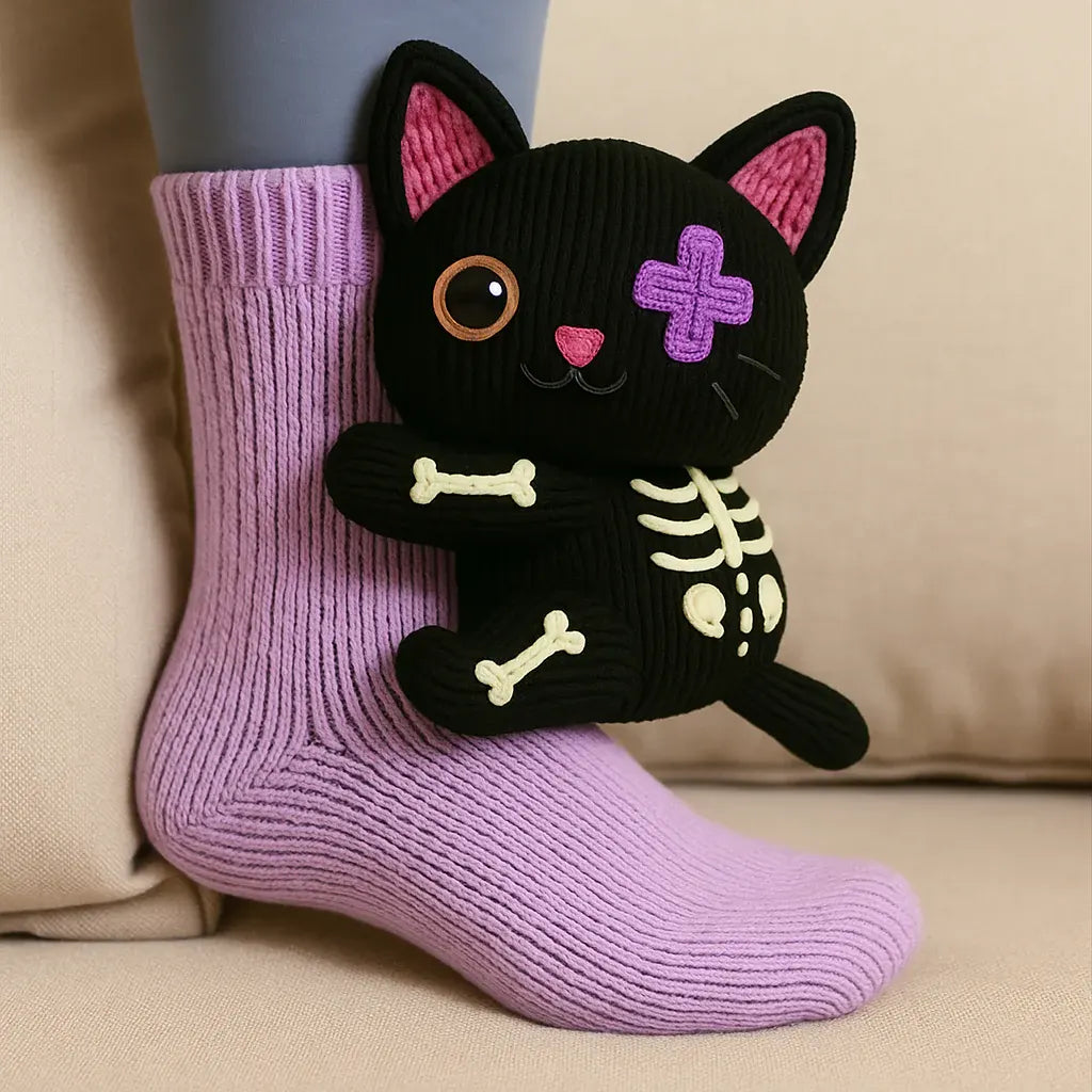Cozy 3D Animal Design Non-Slip House Socks