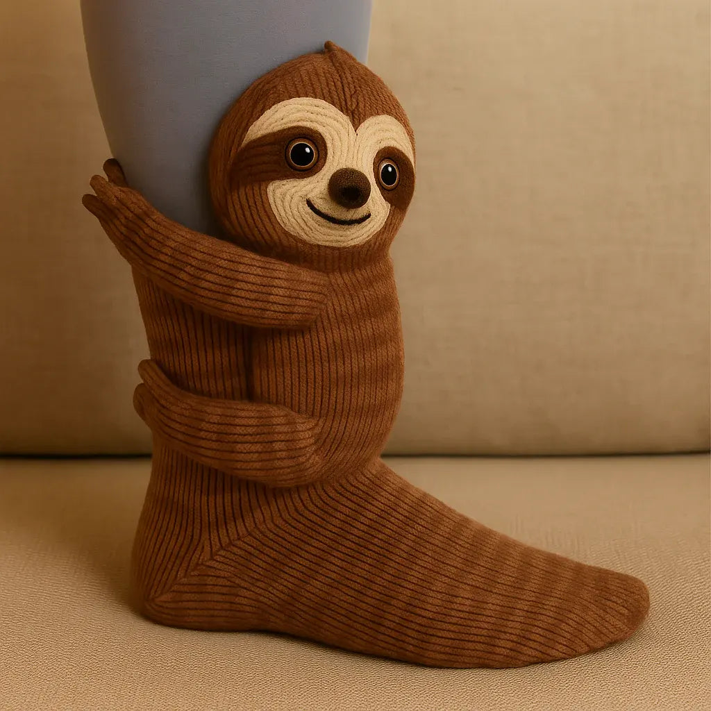 Cozy 3D Animal Design Non-Slip House Socks
