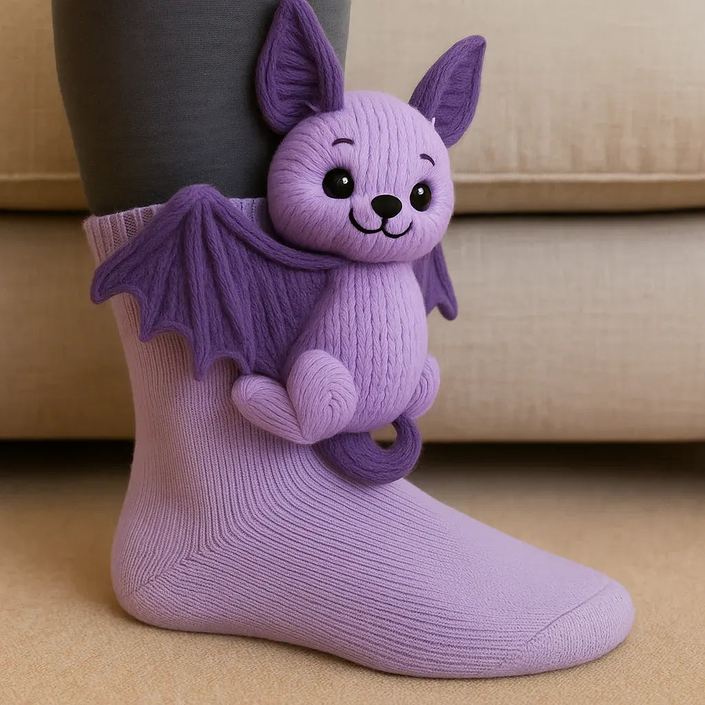 Cozy 3D Animal Design Non-Slip House Socks