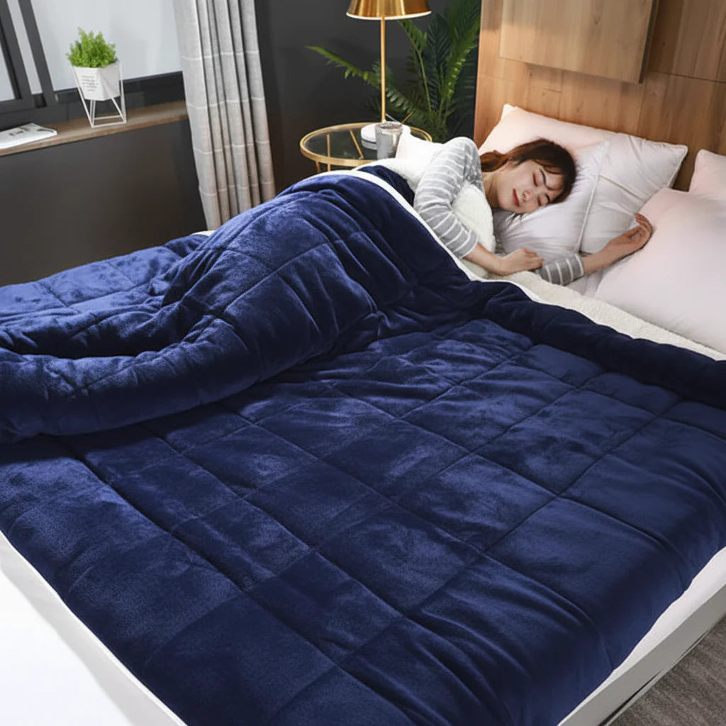 Cozy Flannel Fleece Throw Blanket - Warm Soft Cover for Sofa & Bed