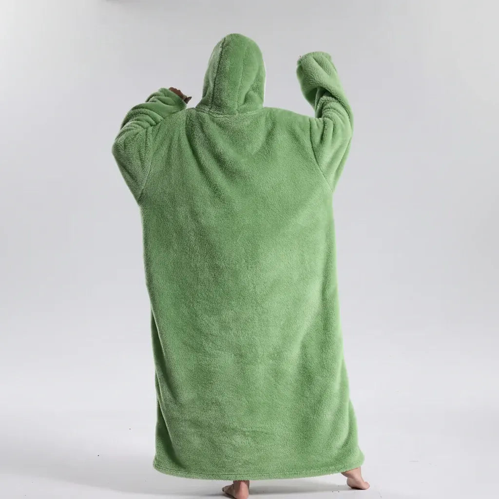 Cozy Oversized Wearable Hoodie Blanket for Adults - Soft & Warm for Cold Weather