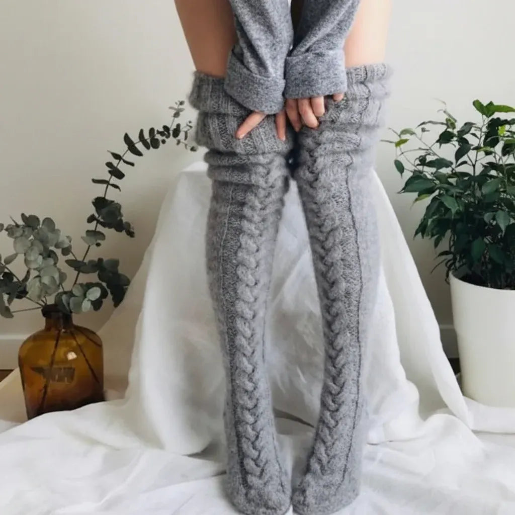 Cozy Warm Winter Knee-High Comfort Stockings
