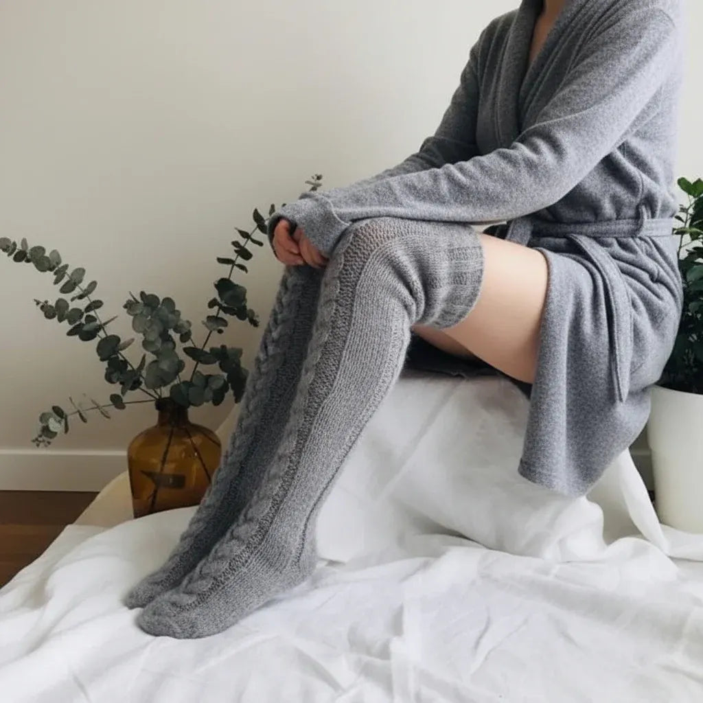 Cozy Warm Winter Knee-High Comfort Stockings