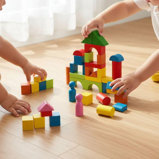 Creative Wooden Block Set for Kids Building Fun
