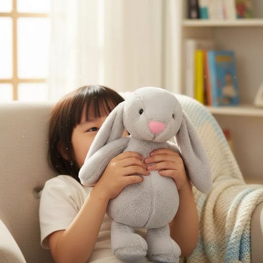 Cuddly Bunny Rabbit Plush Pendant - Soft Stuffed Animal Toy