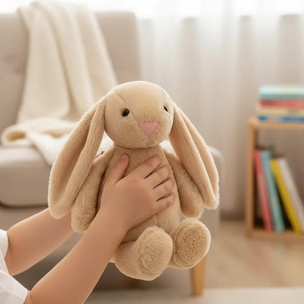 Cuddly Bunny Rabbit Plush Pendant - Soft Stuffed Animal Toy