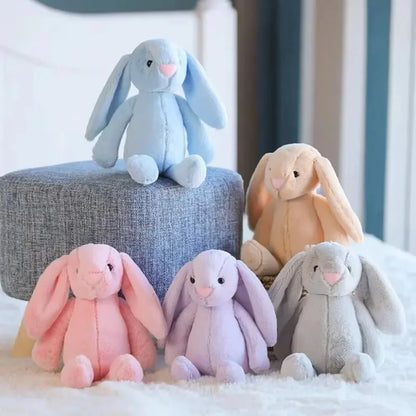 Cuddly Bunny Rabbit Plush Pendant - Soft Stuffed Animal Toy