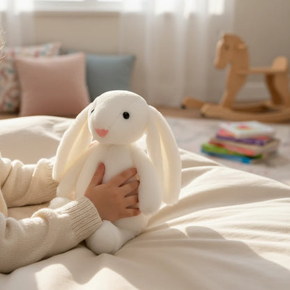 Cuddly Bunny Rabbit Plush Pendant - Soft Stuffed Animal Toy