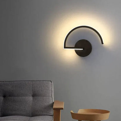 Curved Arc LED Wall Sconce | Modern Minimalist Lighting Design