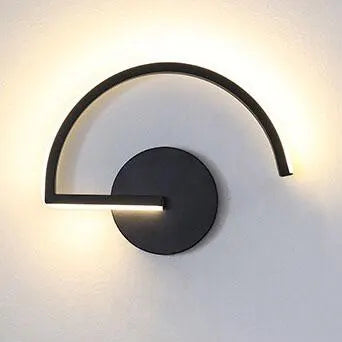 Curved Arc LED Wall Sconce | Modern Minimalist Lighting Design