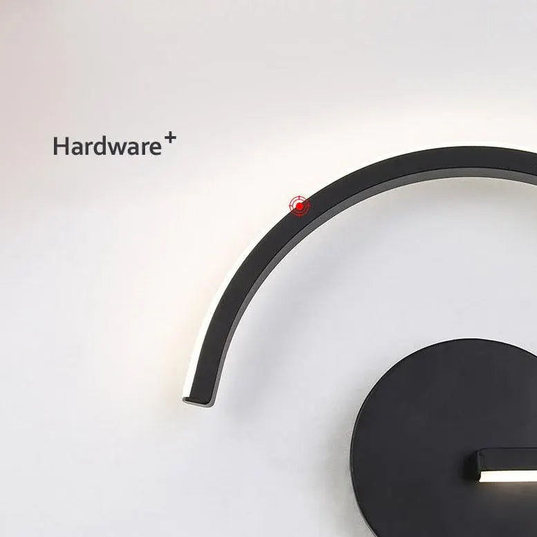 Curved Arc LED Wall Sconce | Modern Minimalist Lighting Design