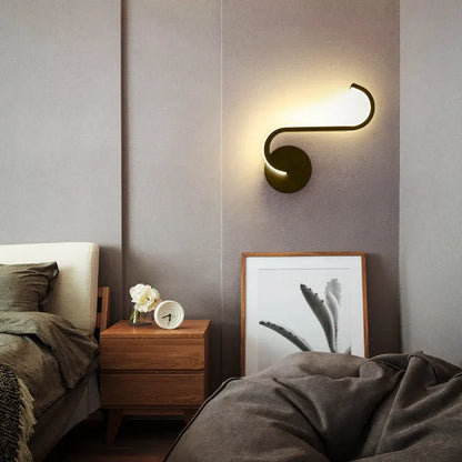 Curved Arc LED Wall Sconce | Modern Minimalist Lighting Design
