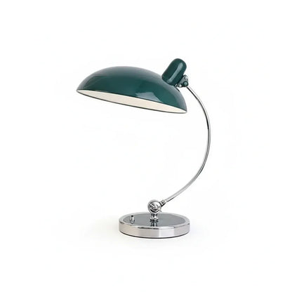 Curved Metal Bauhaus-Style Table Lamp | ScandiArc Modern Design