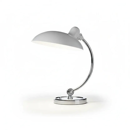 Curved Metal Bauhaus-Style Table Lamp | ScandiArc Modern Design
