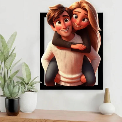 Custom 3D Wooden Photo Frame Personalized Wall Decor Gift