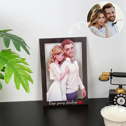 Custom 3D Wooden Photo Frame Personalized Wall Decor Gift