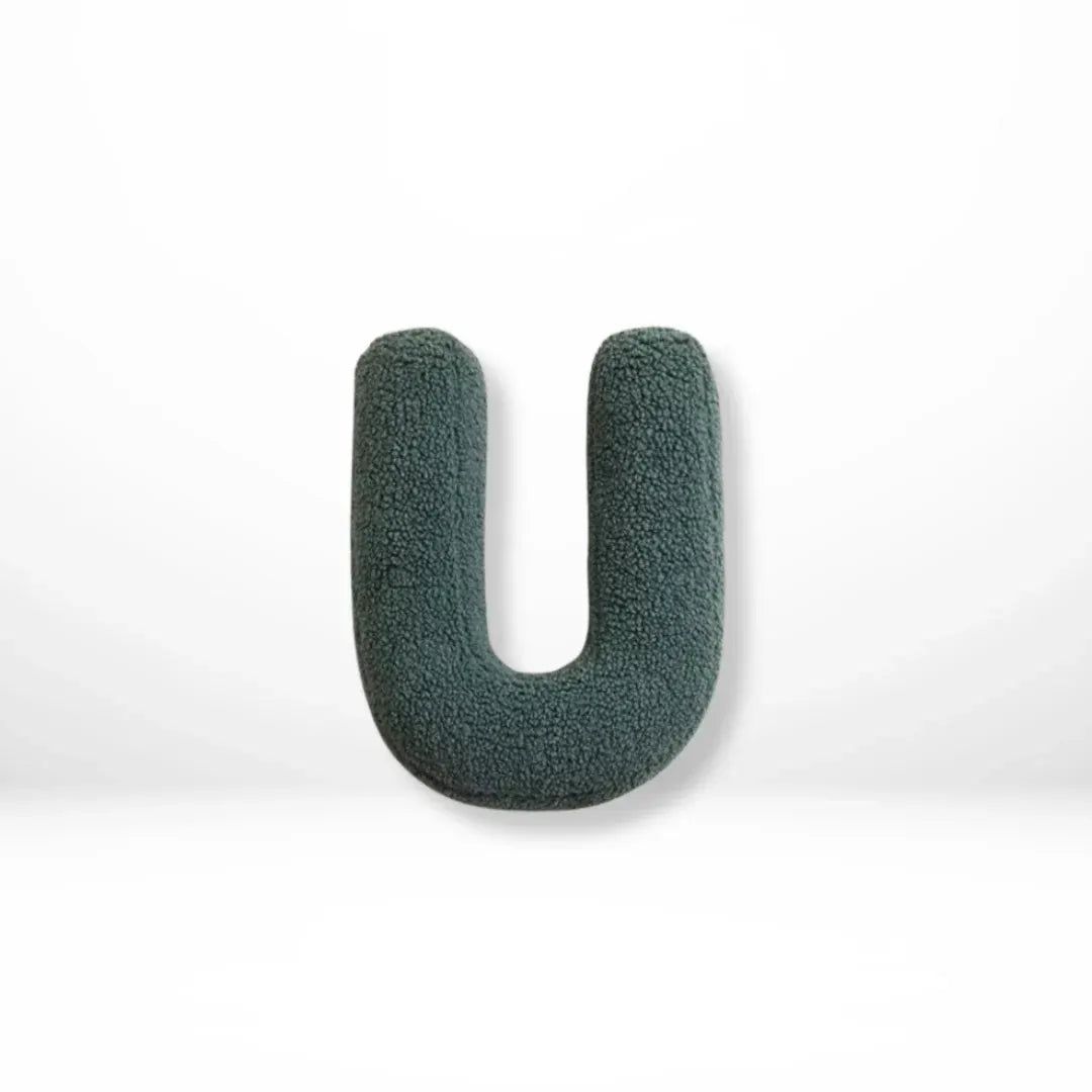Decorative Alphabet Letter Throw Pillow Cushion