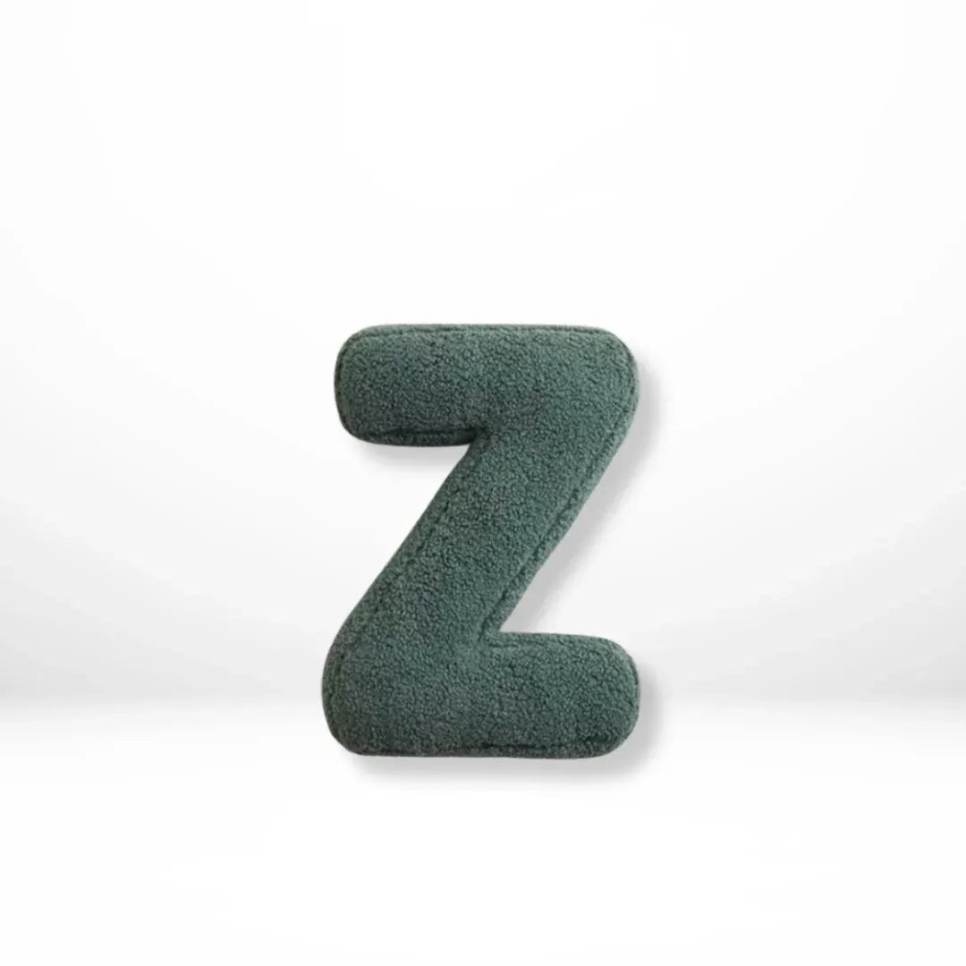 Decorative Alphabet Letter Throw Pillow Cushion