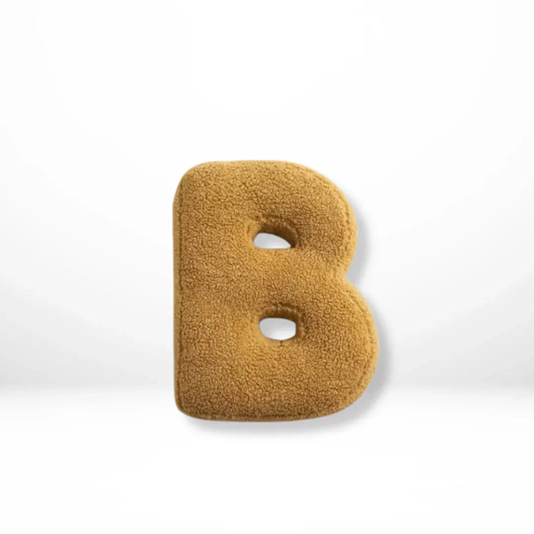 Decorative Alphabet Letter Throw Pillow Cushion