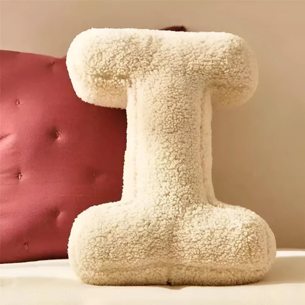 Decorative Alphabet Letter Throw Pillow Cushion