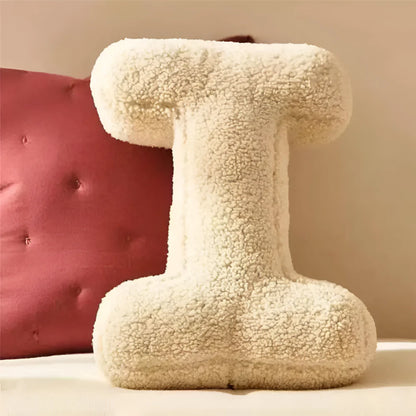 Decorative Alphabet Letter Throw Pillow Cushion
