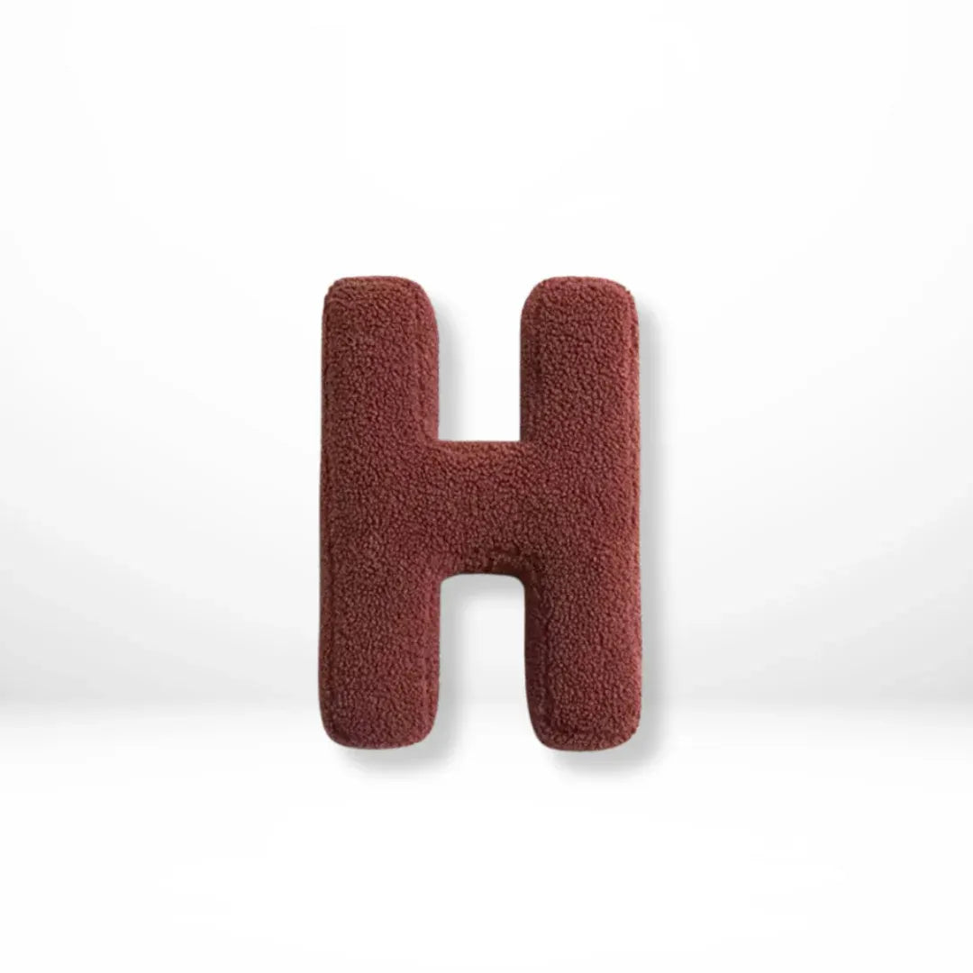Decorative Alphabet Letter Throw Pillow Cushion