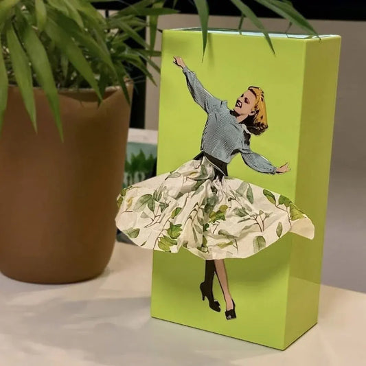 Decorative Figure-Style Tissue Box Holder Stand