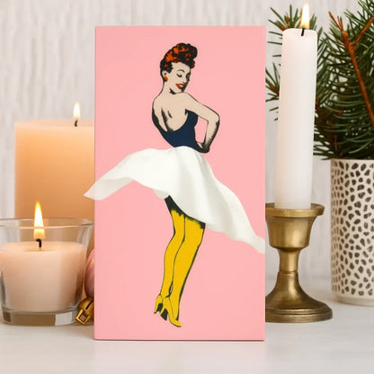 Decorative Figure-Style Tissue Box Holder Stand