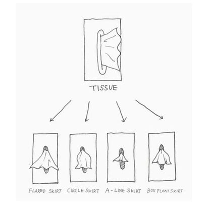 Decorative Figure-Style Tissue Box Holder Stand