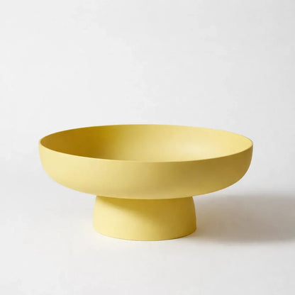 Decorative Pedestal Fruit Bowl for Kitchen Counter and Table Serving