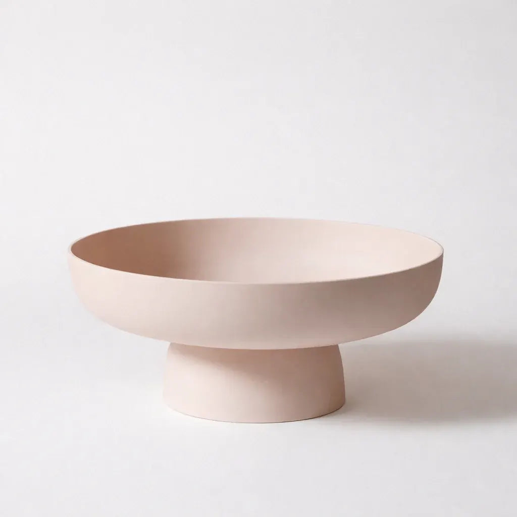 Decorative Pedestal Fruit Bowl for Kitchen Counter and Table Serving