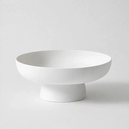 Decorative Pedestal Fruit Bowl for Kitchen Counter and Table Serving