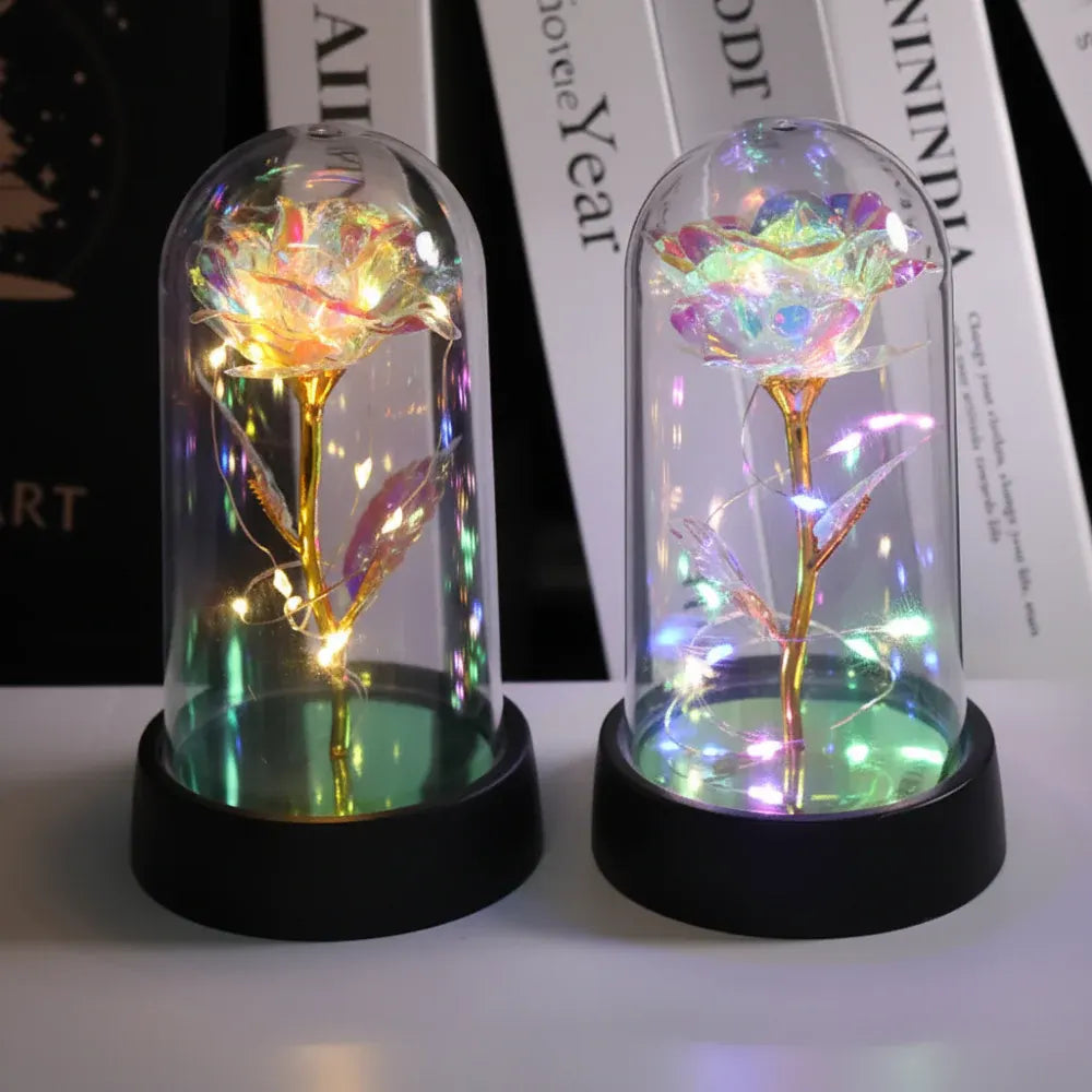 Decorative Rose Dome LED Night Light Gift Lamp