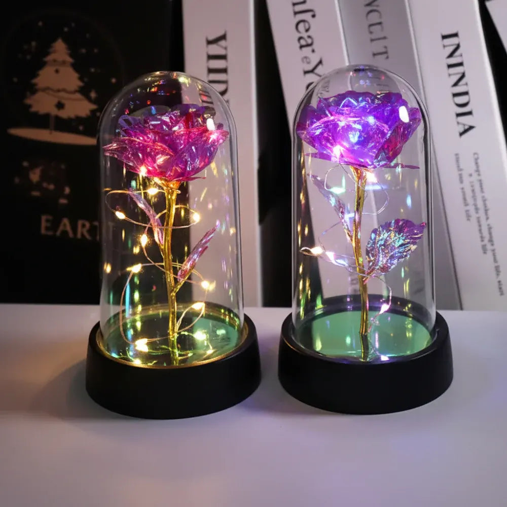 Decorative Rose Dome LED Night Light Gift Lamp