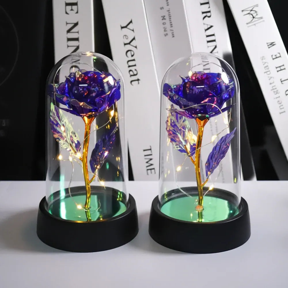 Decorative Rose Dome LED Night Light Gift Lamp