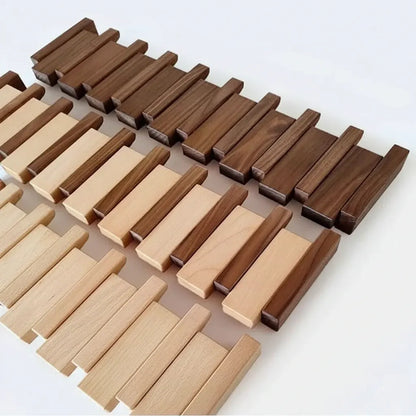 Decorative Wooden Wall-Mounted Hook Rack