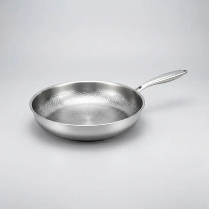 Deep Titanium Coated Non-Stick Skillet with Lid