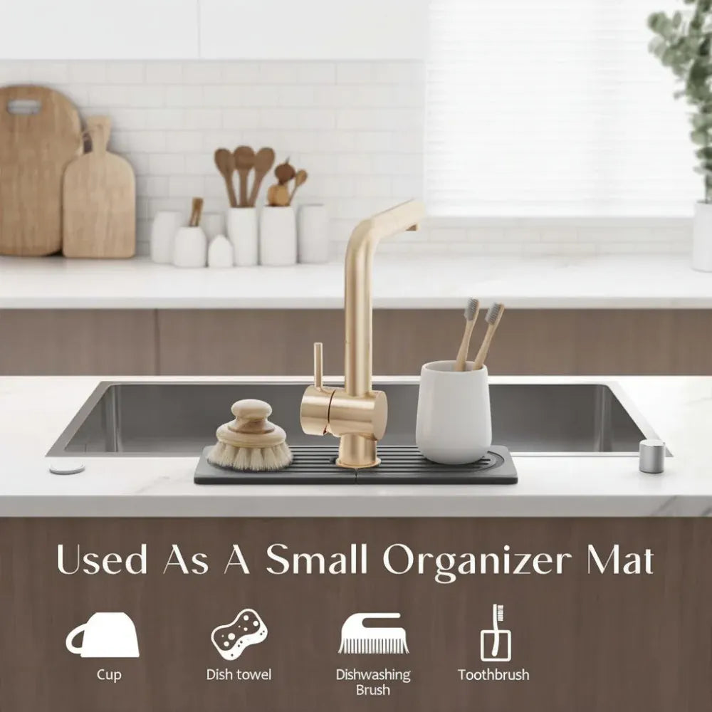 Diatomite Stone Faucet Drainage Pad for Kitchen Countertop