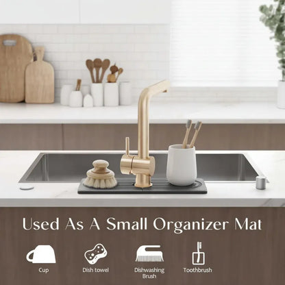 Diatomite Stone Faucet Drainage Pad for Kitchen Countertop