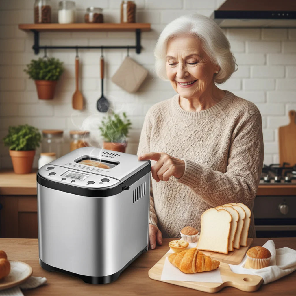 Digital Automatic Bread Maker Machine with Programmable Control
